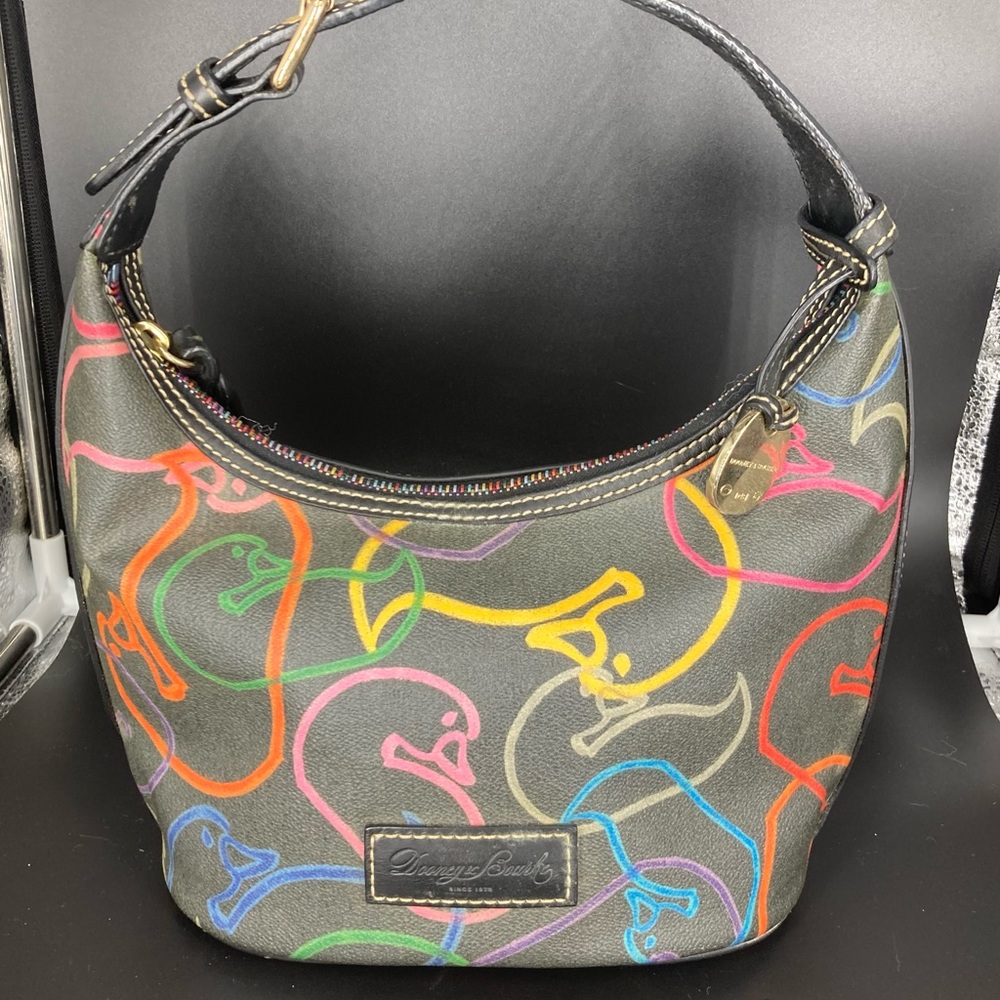 Dooney & Bourke coated canvas satchel